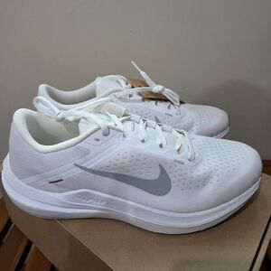 Nike Men's Air WINFLO 10 White/ Wolf Grey-white Running Shoes Size 11